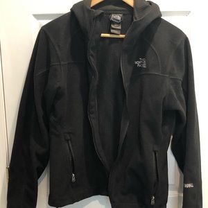 Women’s hooded North Face Fleece